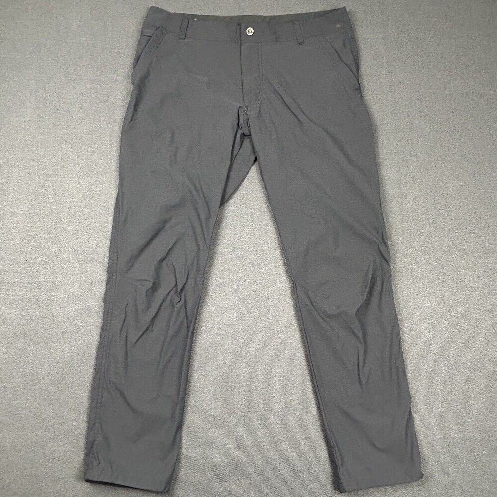 Kuhl Pants Mens 36x32 Renegade Afire Chino Black Nylon Stretch Hiking Outdoors